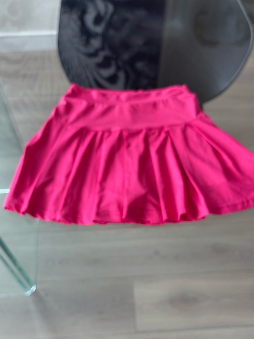 Bright Pink Girl’s Flared Skirt